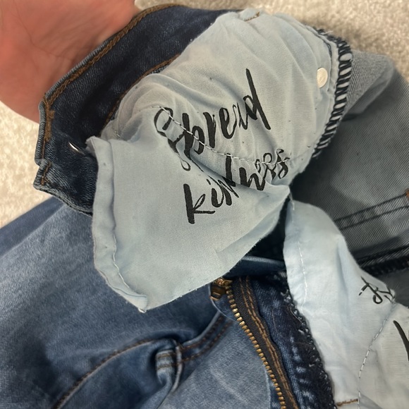 Altar'd State mid-rise flair jeans size 0 - Picture 5 of 5